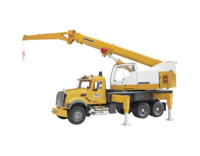 Bruder 02818 Nákladné auto Mack Žeriav Liebherr