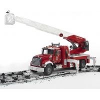 Bruder 02821 Nákladní auto Mack Granit Požární žebřík hasiči - Poškozený obal 4