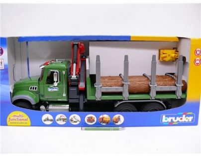 Bruder 02824 Auto Mack Granit Prepravník dreva