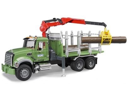 Bruder 02824 Auto Mack Granit Prepravník dreva