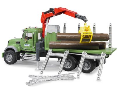 Bruder 02824 Auto Mack Granit Prepravník dreva