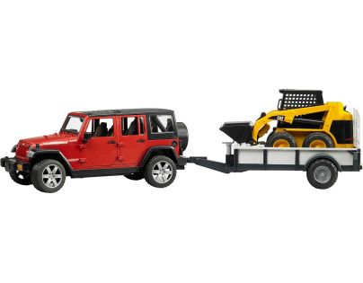 Bruder 2925 JEEP WRANGLER s malým nakladačom
