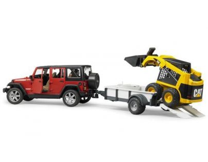 Bruder 2925 JEEP WRANGLER s malým nakladačom