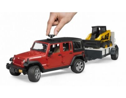 Bruder 2925 JEEP WRANGLER s malým nakladačom
