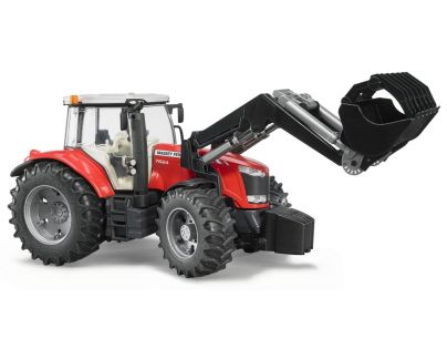 Bruder 3047 Traktor Massey Ferguson 7600 s čelným nakladačom