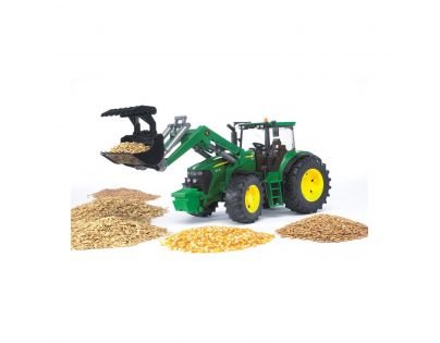 Bruder 3051 Traktor John Deere s čelným nakladačom