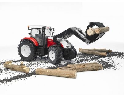 Bruder 03091 Traktor Steyr CVT 6230 s čelním nakladačem
