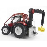 Bruder 03092 Traktor Steyr CVT 6230 lesnický s nakládacím ramenem a navijákem 2