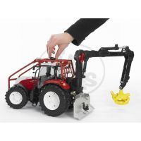 Bruder 03092 Traktor Steyr CVT 6230 lesnický s nakládacím ramenem a navijákem 4