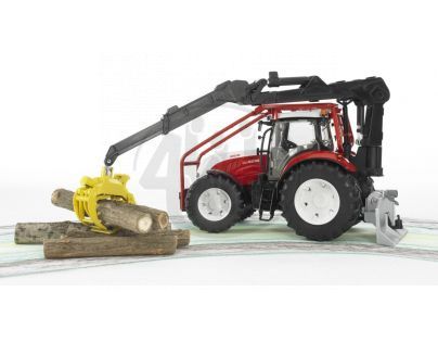 Bruder 03092 Traktor Steyr CVT 6230 lesnický s nakládacím ramenem a navijákem