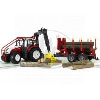 Bruder 03093 Steyr CVT 6230 Lesní traktor s přívěsem 3