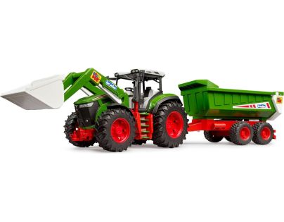 Bruder 03452 Roadmax Traktor s ramenom a vlekom - Poškodený obal