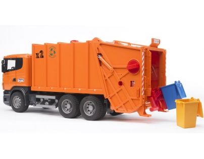 Bruder 03560 Popelář Nákladní auto Scania - Poškodený obal
