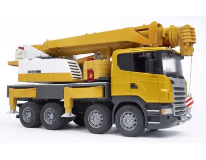 Bruder 03570 Nákladné auto Scania žeriav Liebherr