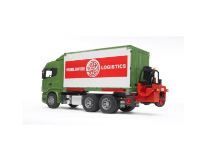 Bruder 03580 Scania kontejner s vozíkem