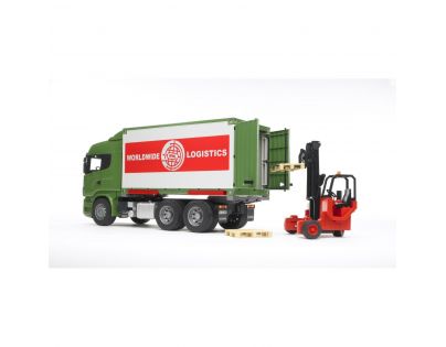 Bruder 03580 Scania kontejner s vozíkem