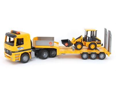 Bruder 1838 Mercedes-Benz Actros ťahač s Cat nakladačom