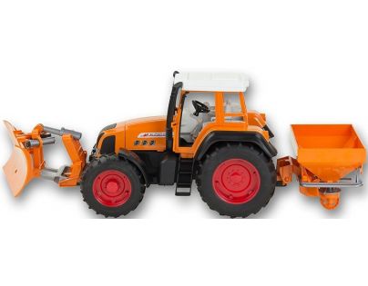 Bruder 1906 Traktor Fendt Favorit 926 Vario s radlicou a posypom oranžový