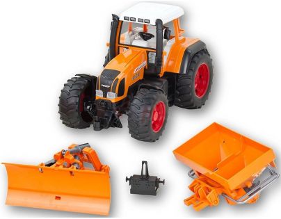 Bruder 1906 Traktor Fendt Favorit 926 Vario s radlicou a posypom oranžový