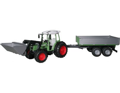 Bruder 1999 Traktor Fendt 209S s valníkom a lyžicou