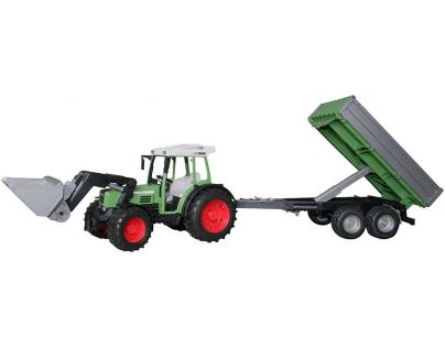 Bruder 1999 Traktor Fendt 209S s valníkom a lyžicou
