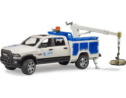 Bruder 2509 Servisné vozidlo RAM 2500 s otočným svetelným majákom 1:16