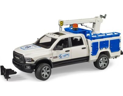 Bruder 2509 Servisné vozidlo RAM 2500 s otočným svetelným majákom 1:16