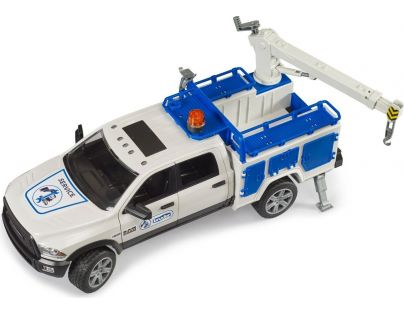 Bruder 2509 Servisné vozidlo RAM 2500 s otočným svetelným majákom 1:16