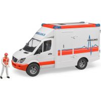 Bruder 2536 Mercedes Benz Sprinter sanitka s figurkou - Poškodený obal Bruder 2536 Mercedes Benz Sprinter sanitka s figurkou - Poškodený obal