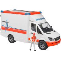 Bruder 2536 Mercedes Benz Sprinter sanitka s figurkou - Poškodený obal 2