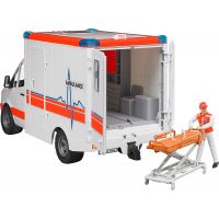 Bruder 2536 Mercedes Benz Sprinter sanitka s figurkou - Poškodený obal 4