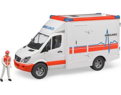 Bruder 2536 Mercedes Sprinter sanitka s vodičom 1:16