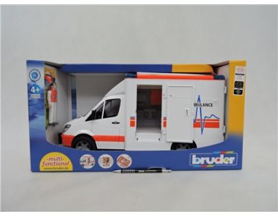 Bruder 2536 Mercedes Sprinter sanitka s vodičom 1:16