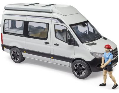 Bruder MB Sprinter Kemping s vodičom a príslušenstvom 1:16