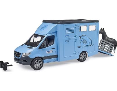 Bruder 2674 Mercedes Benz Sprinter preprava koní 1:16 - Poškodený obal