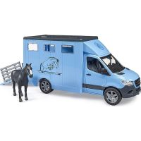 Bruder 2674 Mercedes Benz Sprinter preprava koní 1:16 - Poškodený obal 3