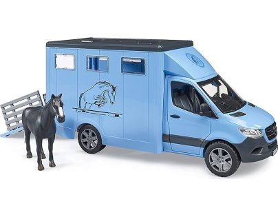 Bruder 2674 Mercedes Benz Sprinter preprava koní 1:16 - Poškodený obal