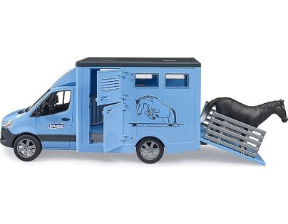 Bruder 2674 Mercedes Benz Sprinter preprava koní 1:16 - Poškodený obal