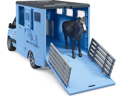 Bruder 2674 Mercedes Benz Sprinter preprava koní 1:16 - Poškodený obal