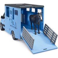 Bruder 2674 Mercedes Benz Sprinter preprava koní 1:16 - Poškodený obal 5