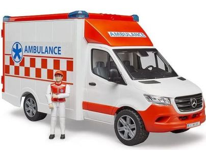 Bruder 2676 Mercedes Benz Sprinter Sanitka s príslušenstvom 1:16