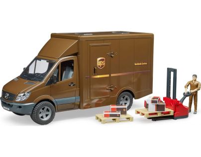 Bruder 2678 Mercedes Benz Sprinter UPS s príslušenstvom 1:16