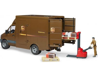Bruder 2678 Mercedes Benz Sprinter UPS s príslušenstvom 1:16