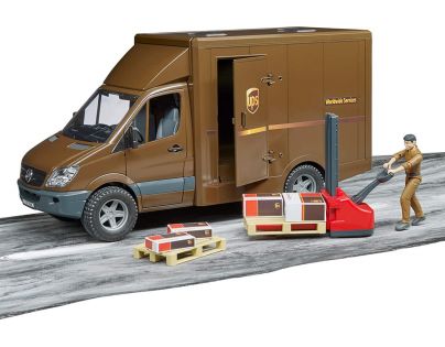 Bruder 2678 Mercedes Benz Sprinter UPS s príslušenstvom 1:16