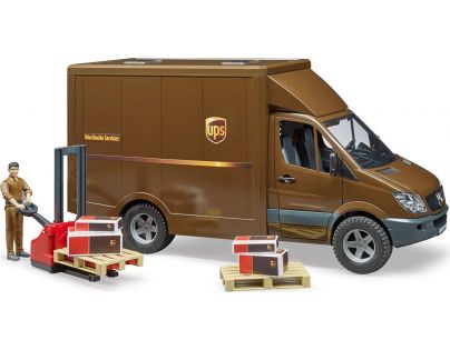 Bruder 2678 Mercedes Benz Sprinter UPS s príslušenstvom 1:16