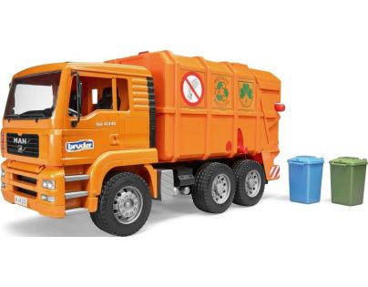 Bruder 2760 Smetiar MAN TGA oranžový 1:16