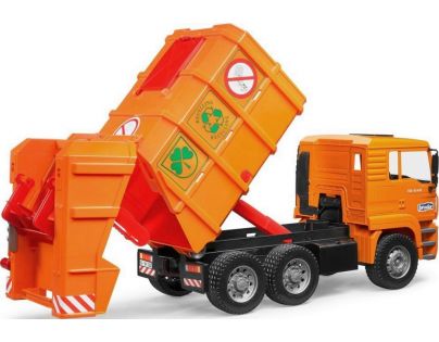 Bruder 2760 Smetiar MAN TGA oranžový 1:16