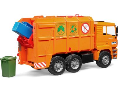 Bruder 2760 Smetiar MAN TGA oranžový 1:16