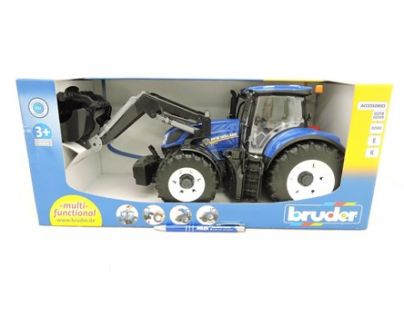 Bruder 3121 New Holland T7.315 s prednou lyžicou 1:16