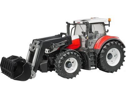 Bruder 3181 Traktor Steyr 6300 Terrus CVT s lžicí 1:16